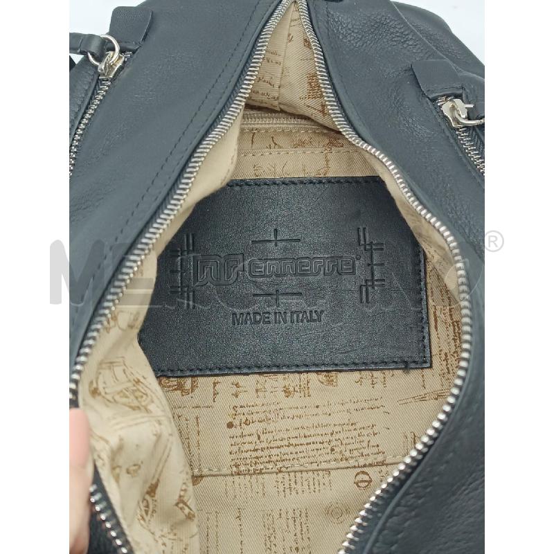 ZAINO DONNA MONOSPALL ENNERRE IN PELLE MARTELLATA NERA  | Mercatino dell'Usato Torino tenivelli 4