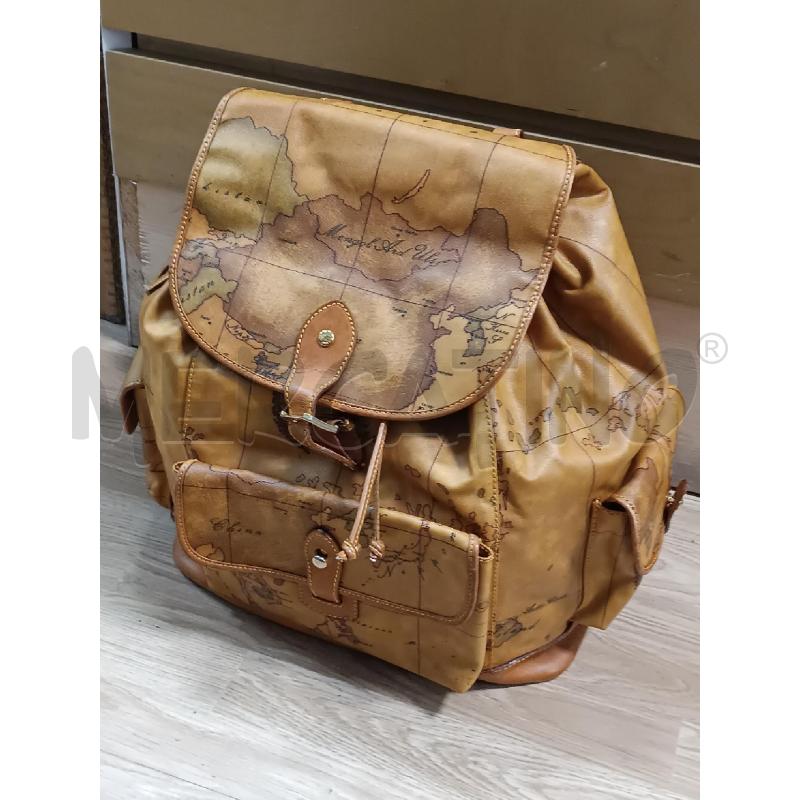 ZAINO DONNA PRIMACLASSE BEIGE MAPPA MONDO  | Mercatino dell'Usato Torino tenivelli 1