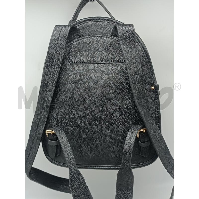 ZAINO DONNA TRUSSARDI MARTELLATO NERO ZIP DORATO  | Mercatino dell'Usato Torino tenivelli 2