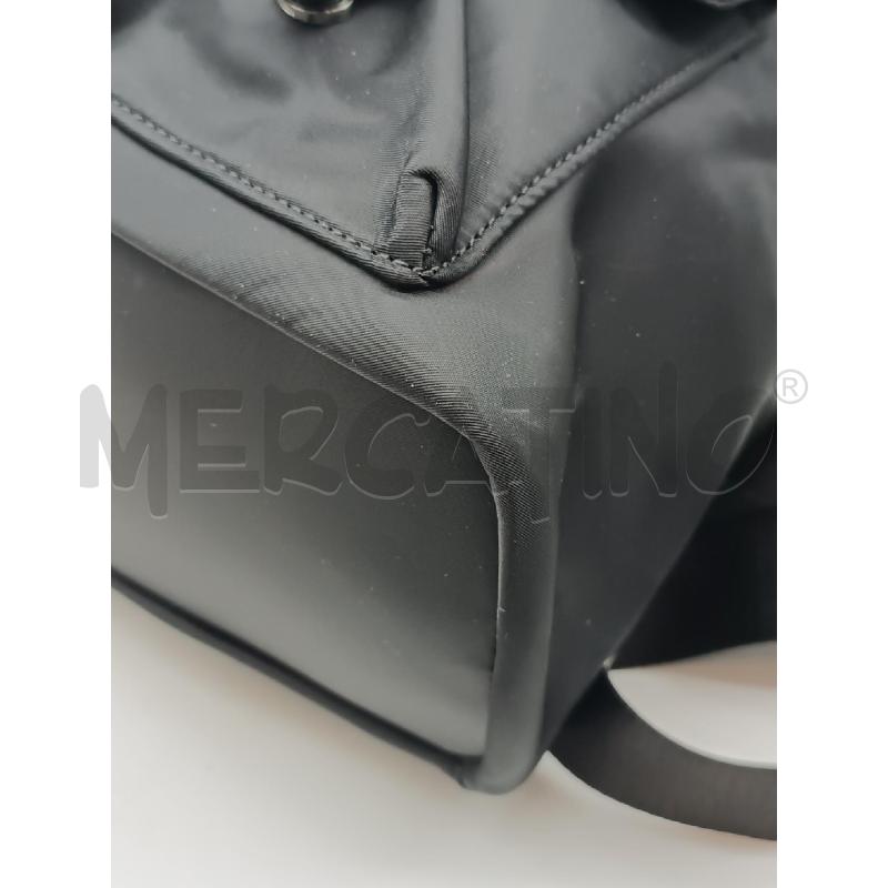 ZAINO DONNA VIVIENNE D  RASO NERO INSERTI CROMATI  | Mercatino dell'Usato Torino tenivelli 4