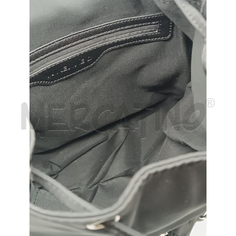 ZAINO DONNA VIVIENNE D  RASO NERO INSERTI CROMATI  | Mercatino dell'Usato Torino tenivelli 5