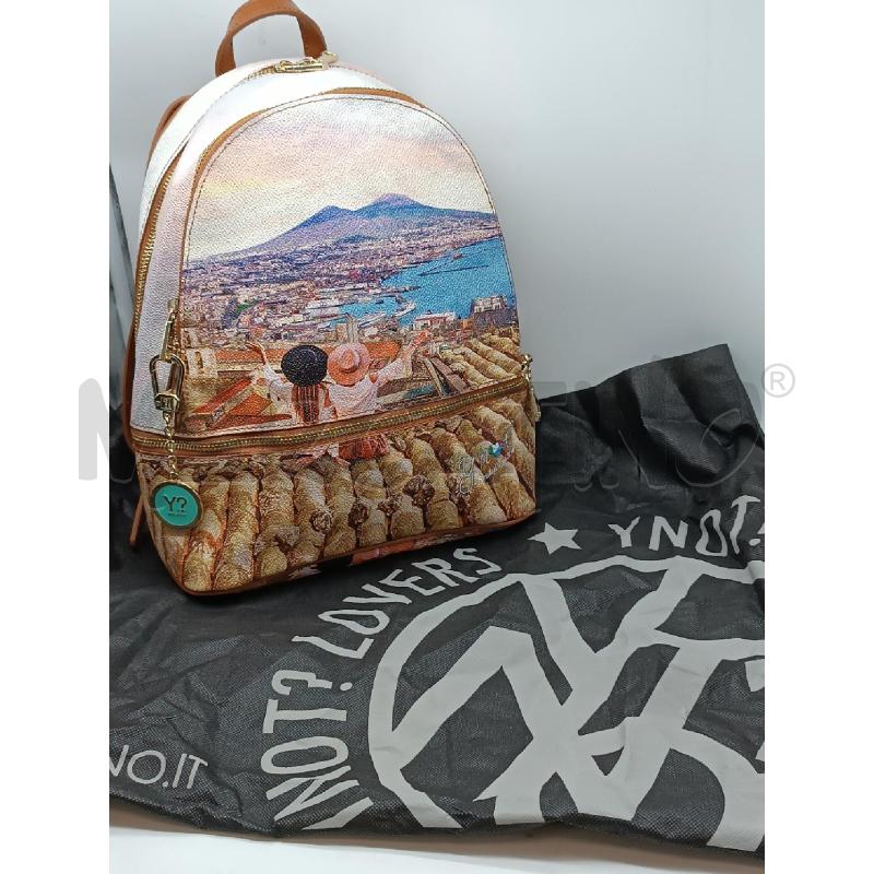 ZAINO DONNA YNOT FANTASIA BEIGE IMMAGINE MARE  | Mercatino dell'Usato Torino tenivelli 1