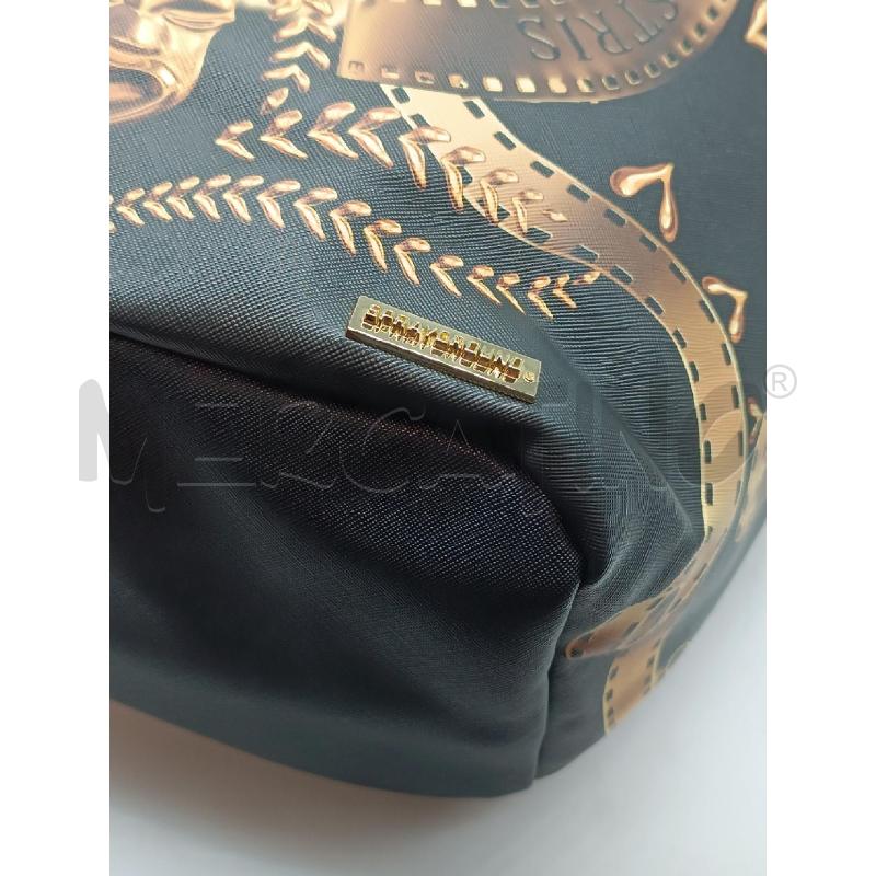 ZAINO SPRAYGROUND NERO LEONE GIALLO DORATO  | Mercatino dell'Usato Torino tenivelli 4