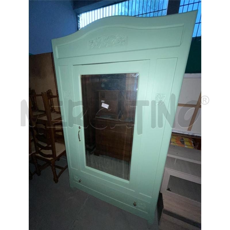 ARMADIO 1 ANTA EPOCA LATTE E MENTA | Mercatino dell'Usato Nichelino bardonecchia 1