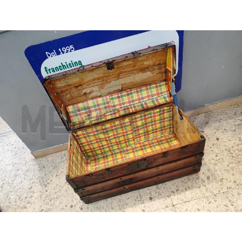 BAULE IN LEGNO VINTAGE  | Mercatino dell'Usato Nichelino bardonecchia 2
