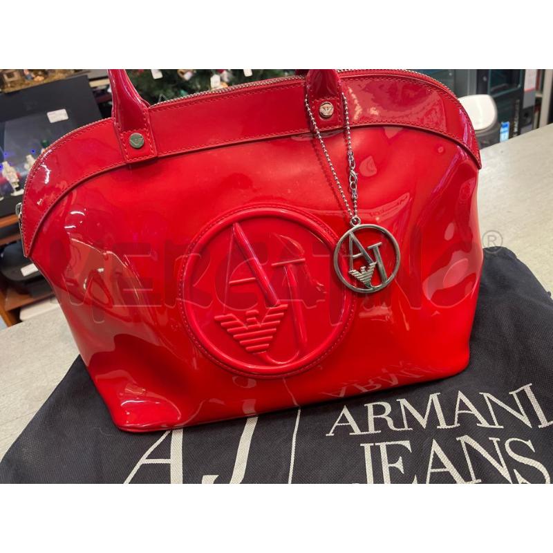 BORSA DONNA ROSSA ARMANI | Mercatino dell'Usato Nichelino bardonecchia 2