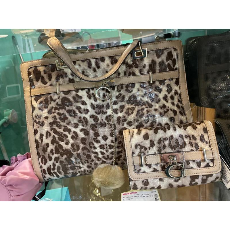 BORSA DONNA +PORTAFOGLI GUESS | Mercatino dell'Usato Nichelino bardonecchia 1