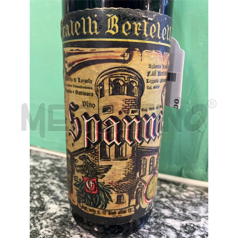 BOTTIGLIA VINO SPANNA 1964 | Mercatino dell'Usato Nichelino bardonecchia 2