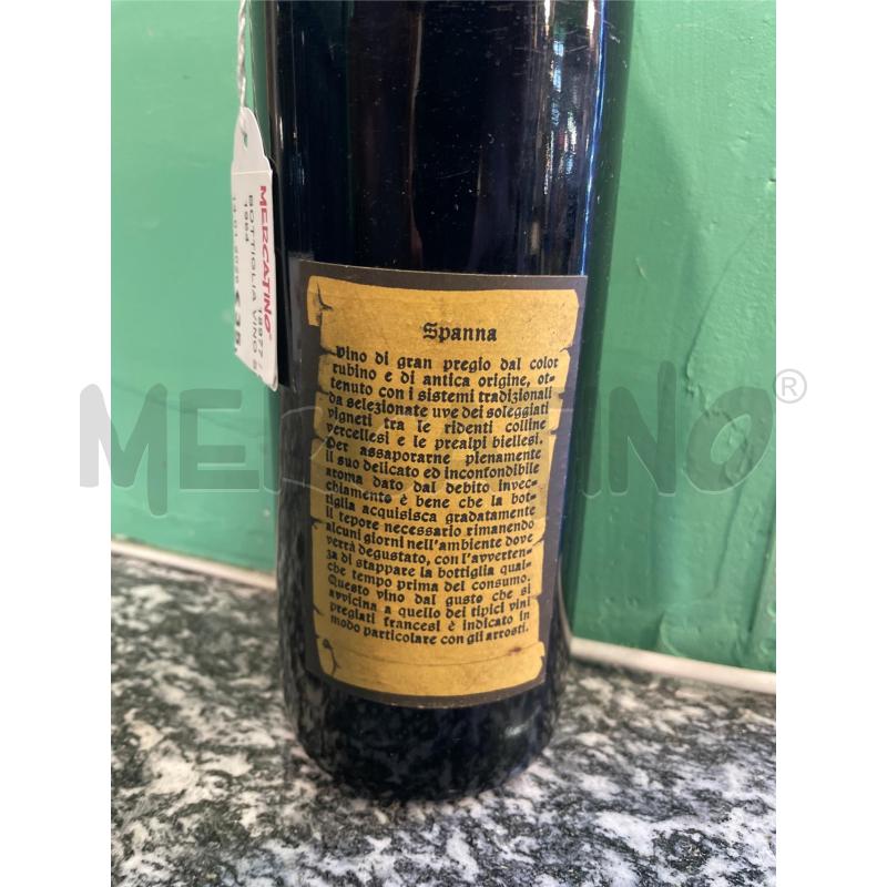 BOTTIGLIA VINO SPANNA 1964 | Mercatino dell'Usato Nichelino bardonecchia 3