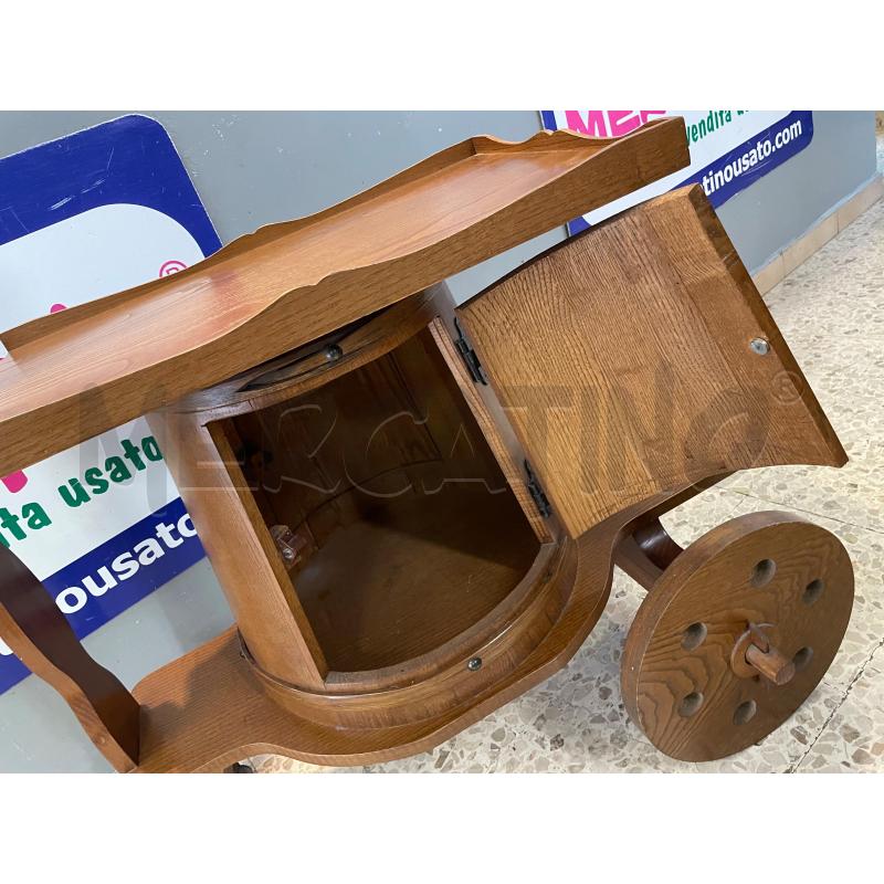 CARRELLO PORTA LIQUORI CON MINIBAR A BOTTE | Mercatino dell'Usato Nichelino bardonecchia 2