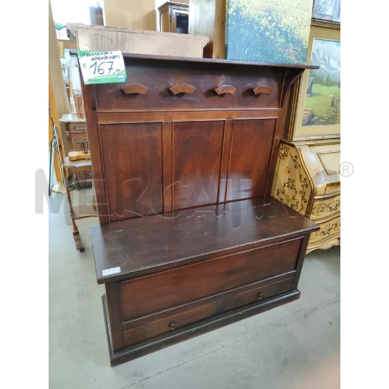 CASSAPANCA +APPENDIABITI LEGNO | Mercatino dell'Usato Nichelino bardonecchia 1