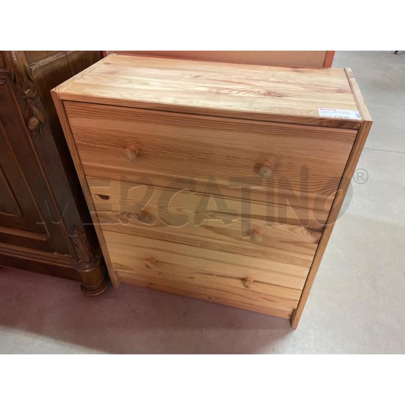 CASSETTIERA IN LEGNO PINO | Mercatino dell'Usato Nichelino bardonecchia 1