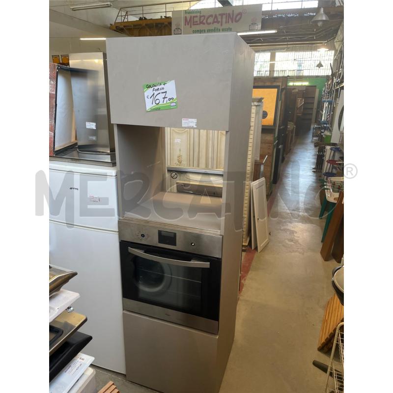 COLONNA CON FORNO VENTILATO GRIGIA | Mercatino dell'Usato Nichelino bardonecchia 1