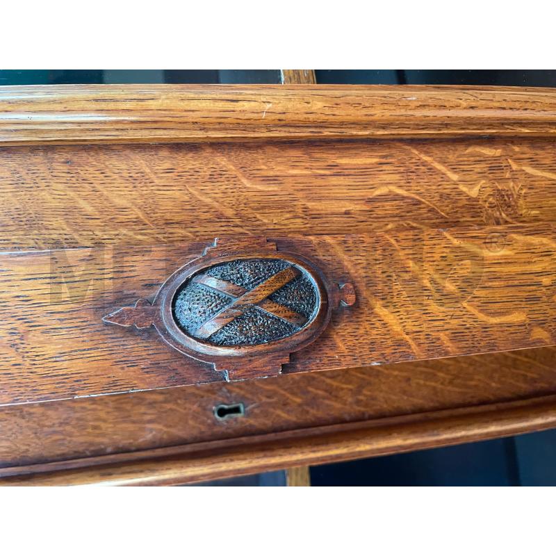 CREDENZA LEGNO ROVERE MASSELLO EPOCA | Mercatino dell'Usato Nichelino bardonecchia 3