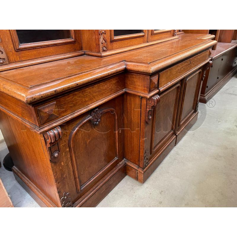 CREDENZA LEGNO ROVERE MASSELLO EPOCA | Mercatino dell'Usato Nichelino bardonecchia 4