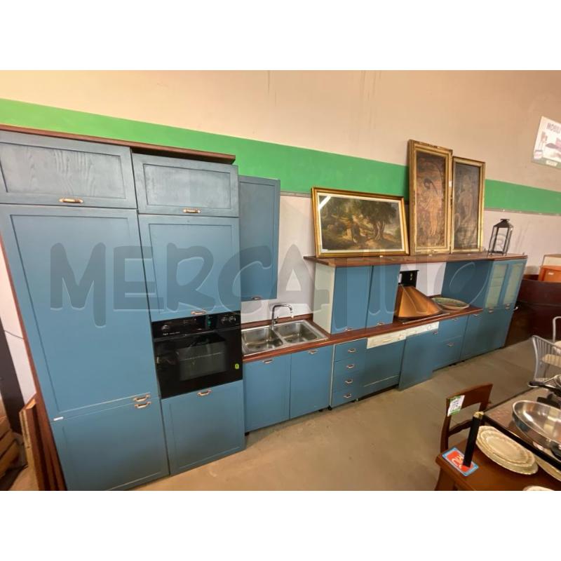 CUCINA COMPONIBILE BLU AVIO | Mercatino dell'Usato Nichelino bardonecchia 1