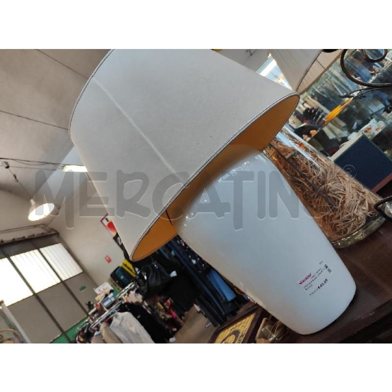 LAMPADA BASE CERAMICA BIANCA | Mercatino dell'Usato Nichelino bardonecchia 2