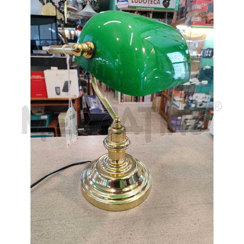 LAMPADA DA TAVOLO VETRO VERDE  | Mercatino dell'Usato Nichelino bardonecchia 1