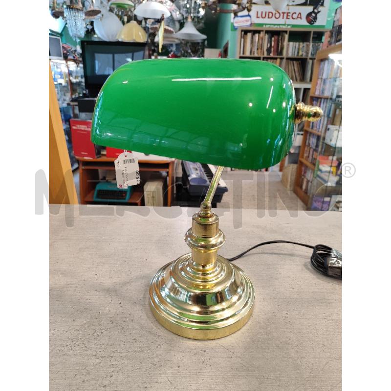LAMPADA DA TAVOLO VETRO VERDE  | Mercatino dell'Usato Nichelino bardonecchia 2