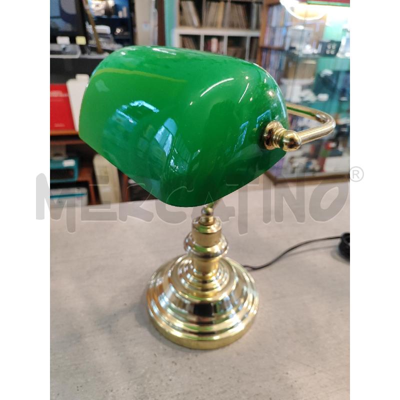 LAMPADA DA TAVOLO VETRO VERDE  | Mercatino dell'Usato Nichelino bardonecchia 3