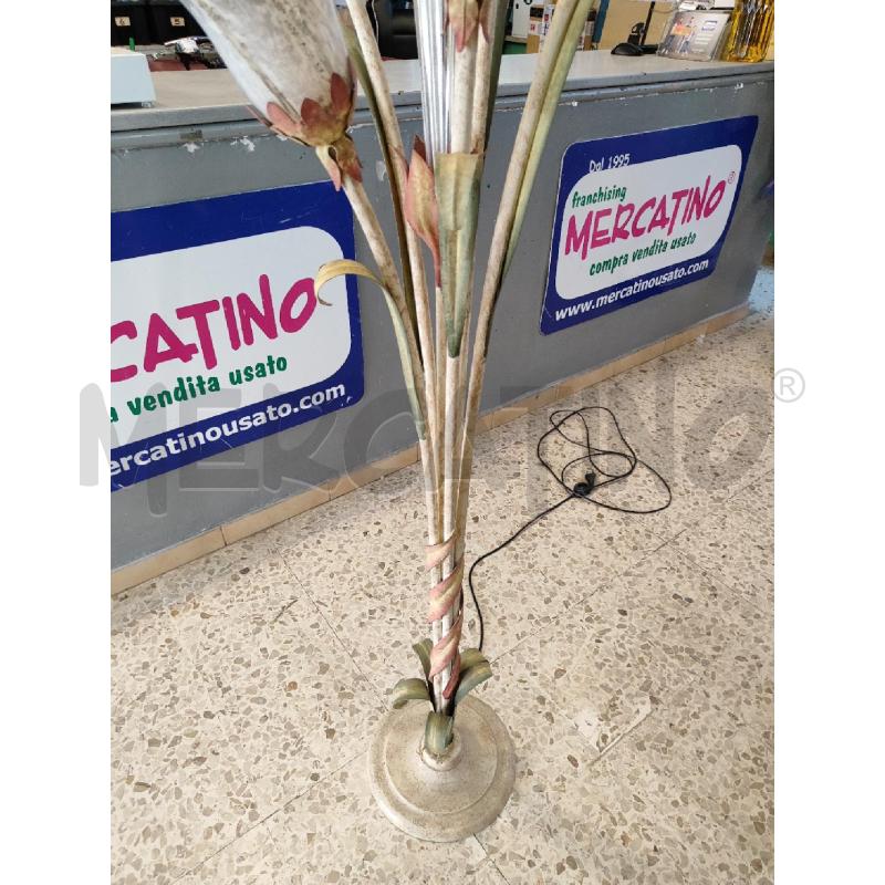 LAMPADA PIANTANA FIORI IN VETRO | Mercatino dell'Usato Nichelino bardonecchia 3