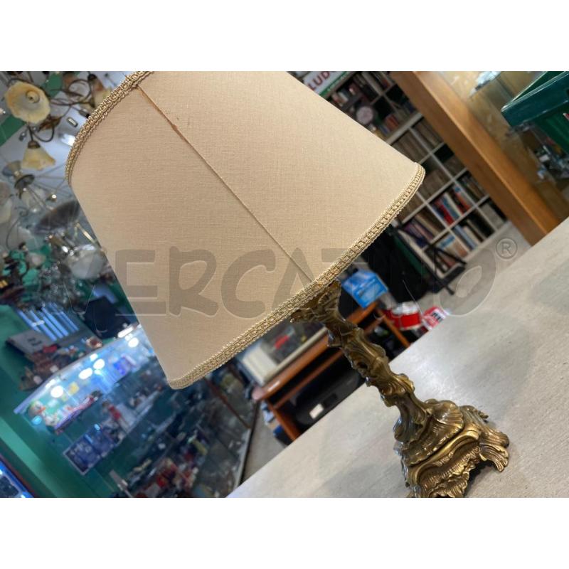 LAMPADA TAVOLO BASE IN BRONZO  | Mercatino dell'Usato Nichelino bardonecchia 1