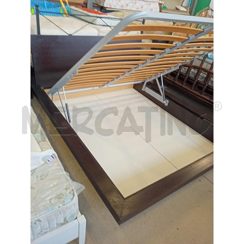 LETTO MATRIMONIALE WENGE SCURO | Mercatino dell'Usato Nichelino bardonecchia 1
