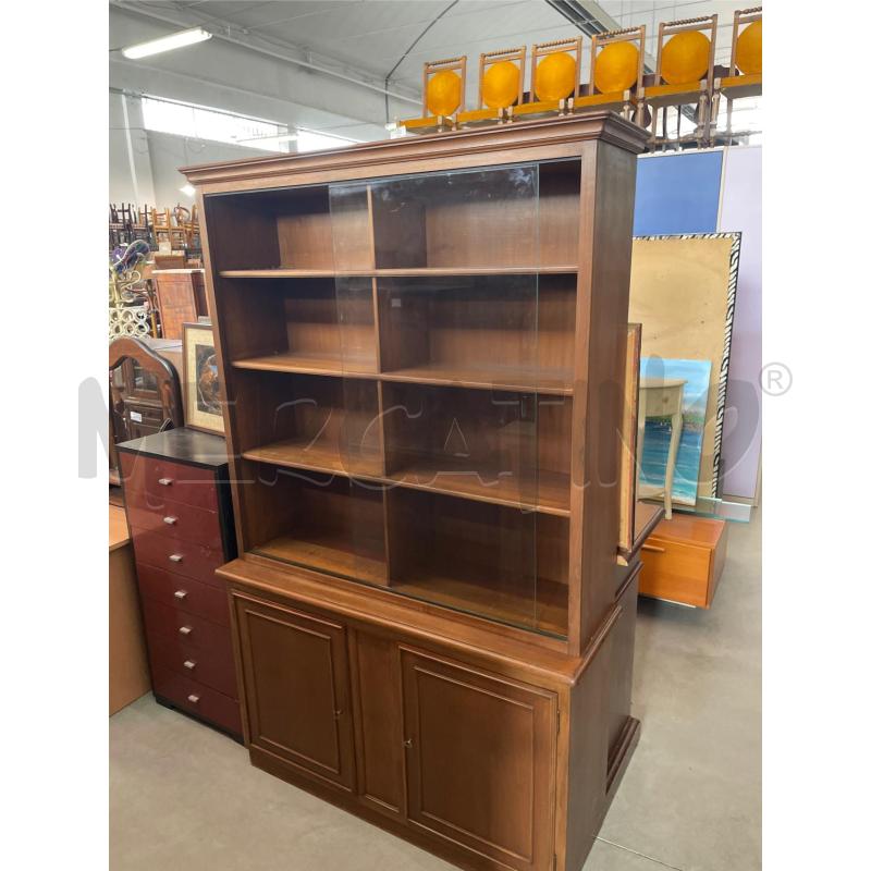 LIBRERIA LEGNO CON VETRINA | Mercatino dell'Usato Nichelino bardonecchia 1