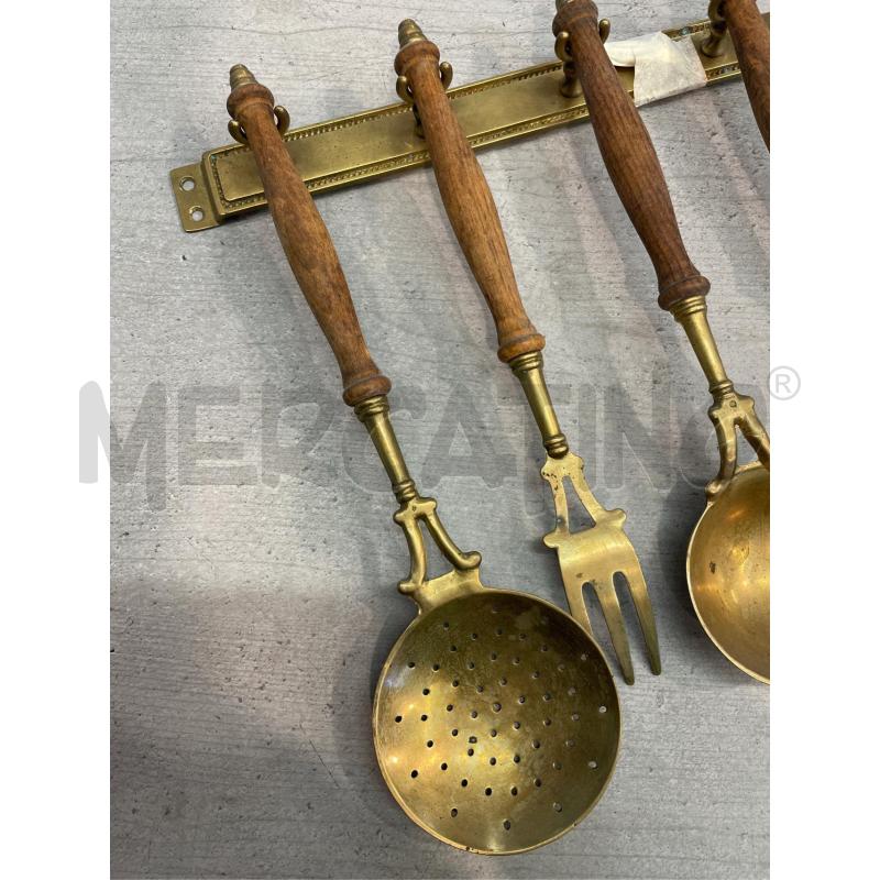 MESTOLI PZ. 4 OTTONE  DA APPENDERE | Mercatino dell'Usato Nichelino bardonecchia 2