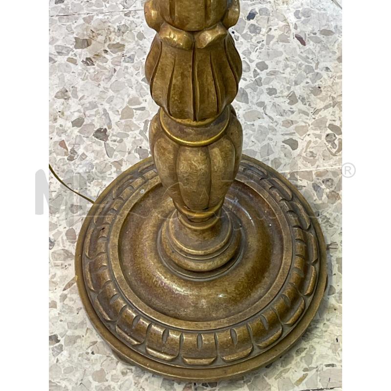 PIANTANA IN LEGNO DECORATO CAPPELLO ARANCIONE  | Mercatino dell'Usato Nichelino bardonecchia 4