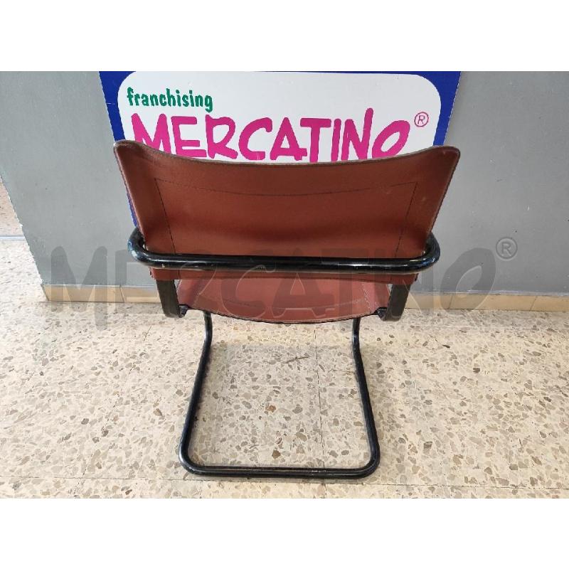 POLTRONA CUOIO TUBOLARE NERO | Mercatino dell'Usato Nichelino bardonecchia 2