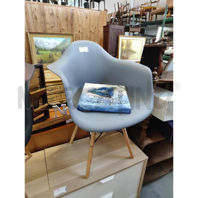 POLTRONCINA GRIGIA | Mercatino dell'Usato Nichelino bardonecchia 1