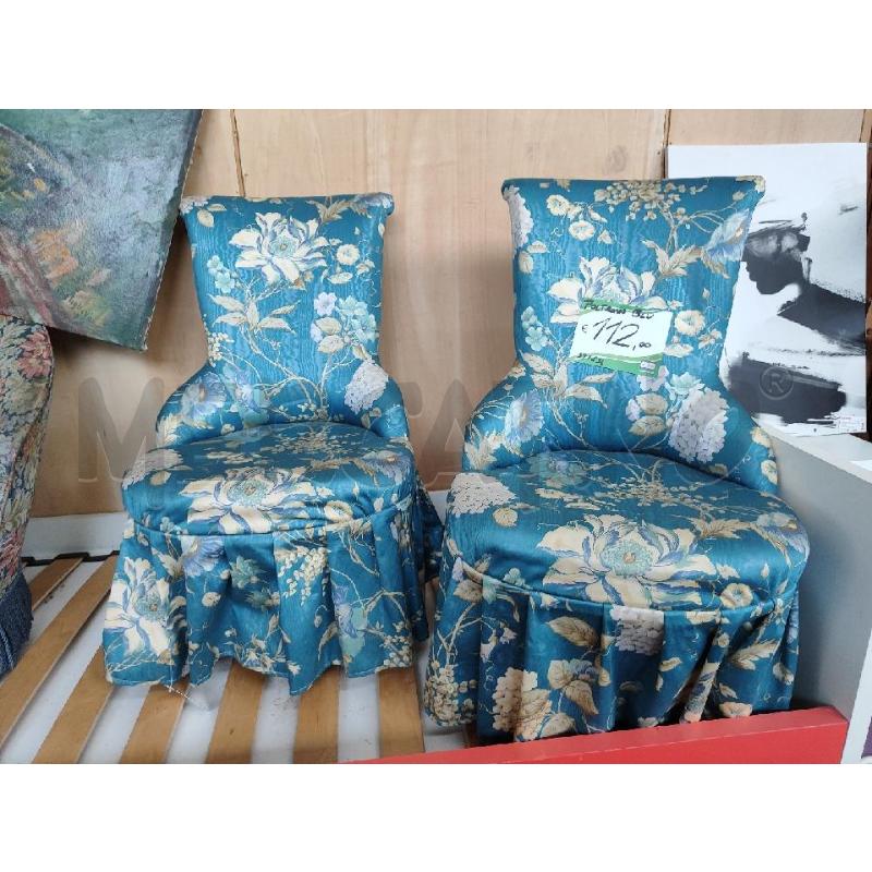 POLTRONCINA TESSUTO BLU  | Mercatino dell'Usato Nichelino bardonecchia 1