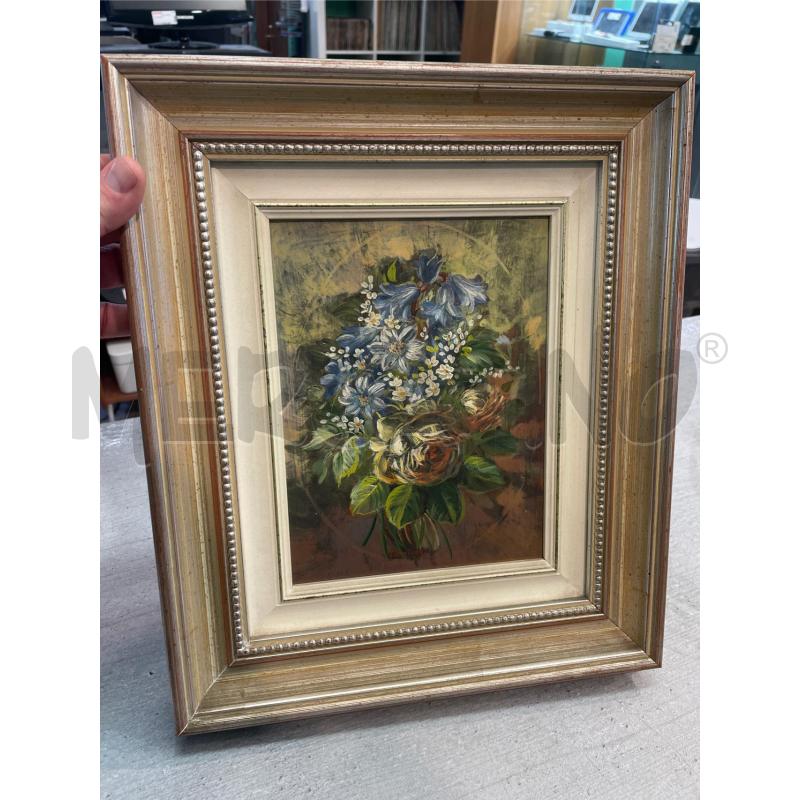 QUADRO AD OLIO FLOREALE  | Mercatino dell'Usato Nichelino bardonecchia 1