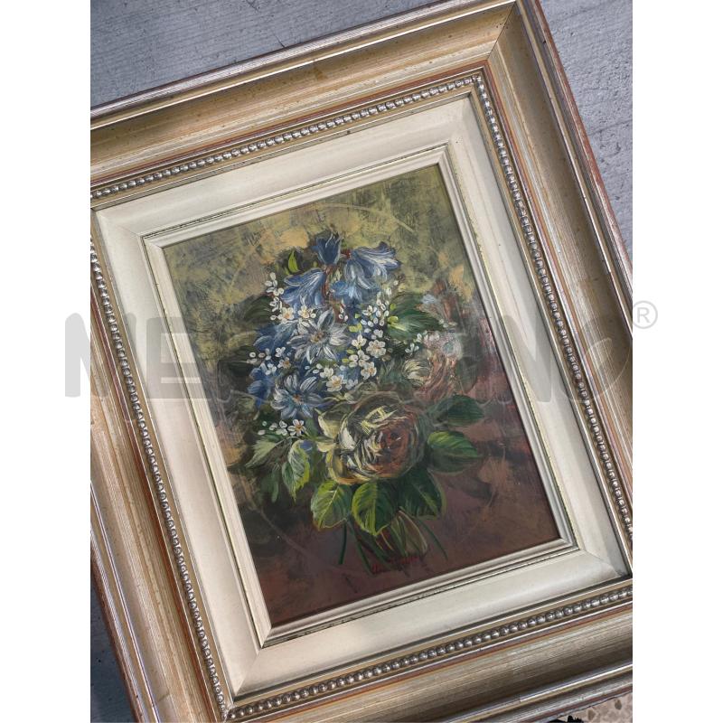 QUADRO AD OLIO FLOREALE  | Mercatino dell'Usato Nichelino bardonecchia 2