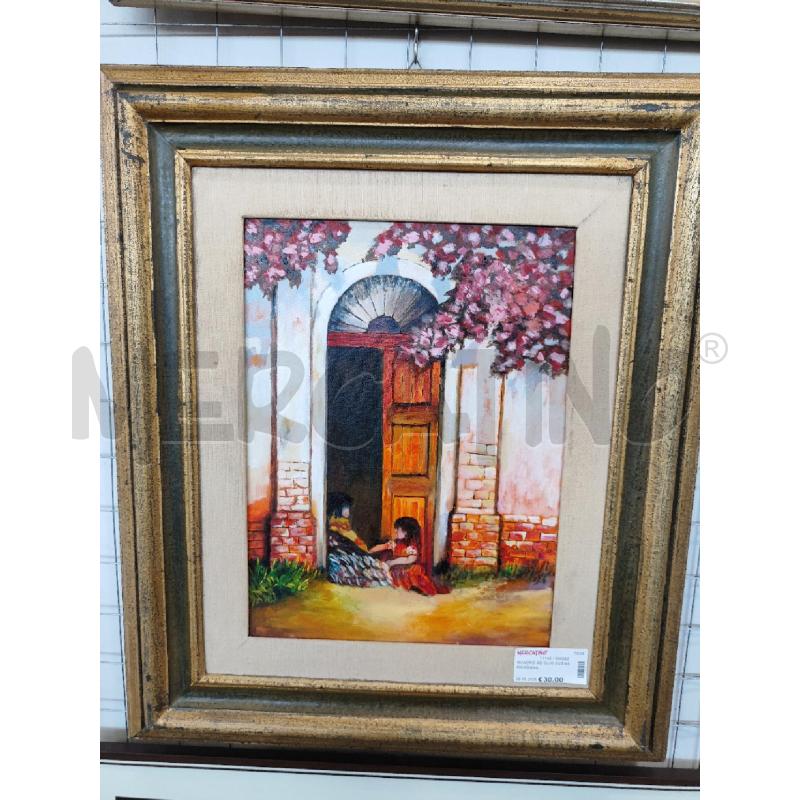 QUADRO AD OLIO SCENA MONDANA | Mercatino dell'Usato Nichelino bardonecchia 1