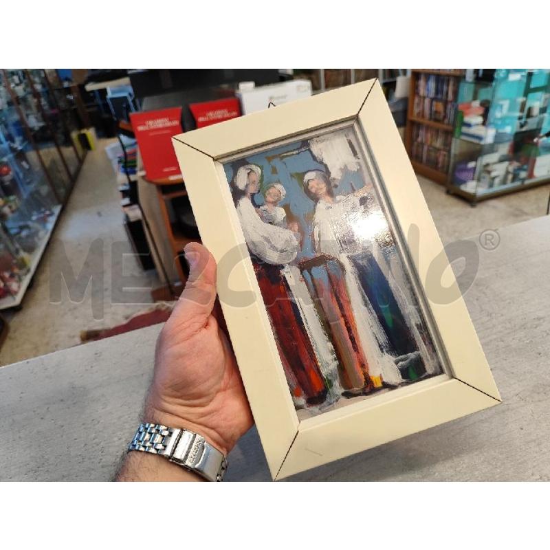 QUADRO AD OLIO SUL BALLATOIO GIANNI SESIA DELLA MERLA | Mercatino dell'Usato Nichelino bardonecchia 2