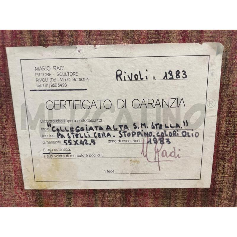 QUADRO AD OLIO VISTA SU RIVOLI  | Mercatino dell'Usato Nichelino bardonecchia 4