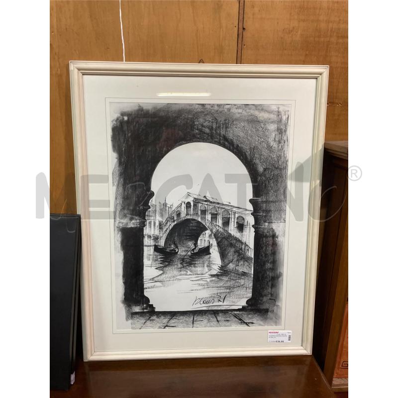 QUADRO DISEGNO PONTE DI RIALTO | Mercatino dell'Usato Nichelino bardonecchia 2
