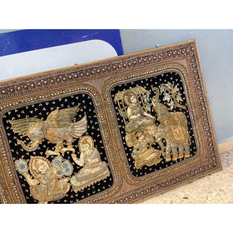 QUADRO INDIANO IN RILIEVO  | Mercatino dell'Usato Nichelino bardonecchia 3