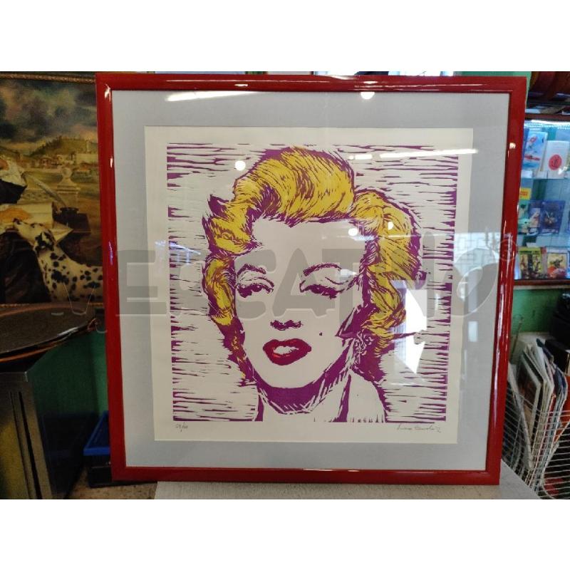 QUADRO MARYLIN  POP ART NUMERATO | Mercatino dell'Usato Nichelino bardonecchia 1