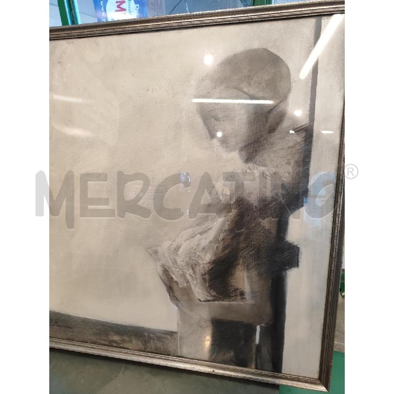 QUADRO OLIO ATTESA PINO FINOCCHIARO | Mercatino dell'Usato Nichelino bardonecchia 2
