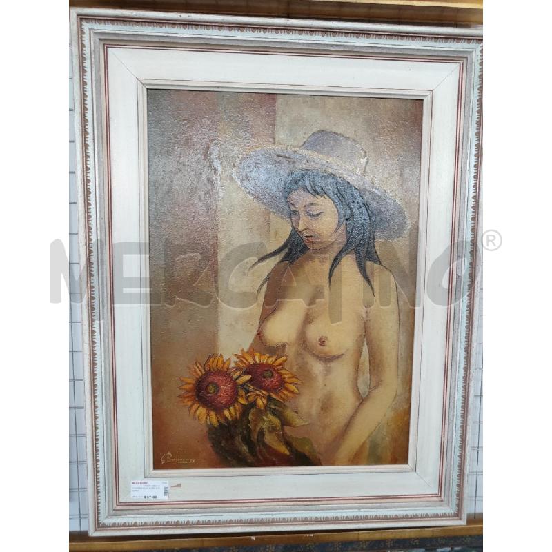 QUADRO OLIO NUDO DI DONNA | Mercatino dell'Usato Nichelino bardonecchia 1