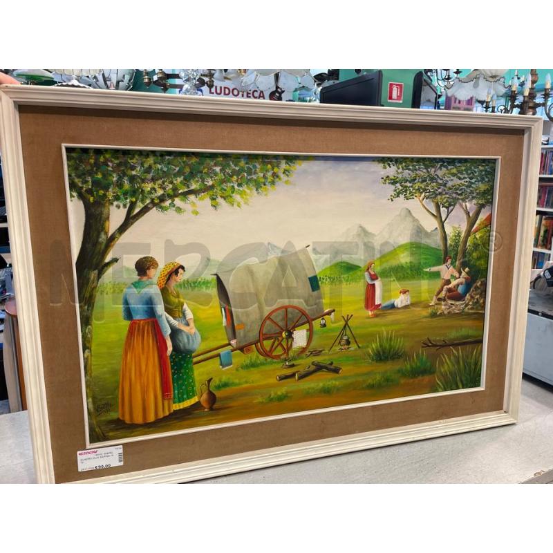 QUADRO OLIO SAPINO 1970 | Mercatino dell'Usato Nichelino bardonecchia 1
