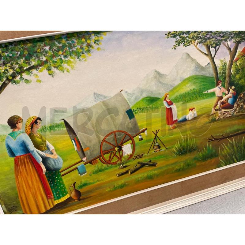 QUADRO OLIO SAPINO 1970 | Mercatino dell'Usato Nichelino bardonecchia 2
