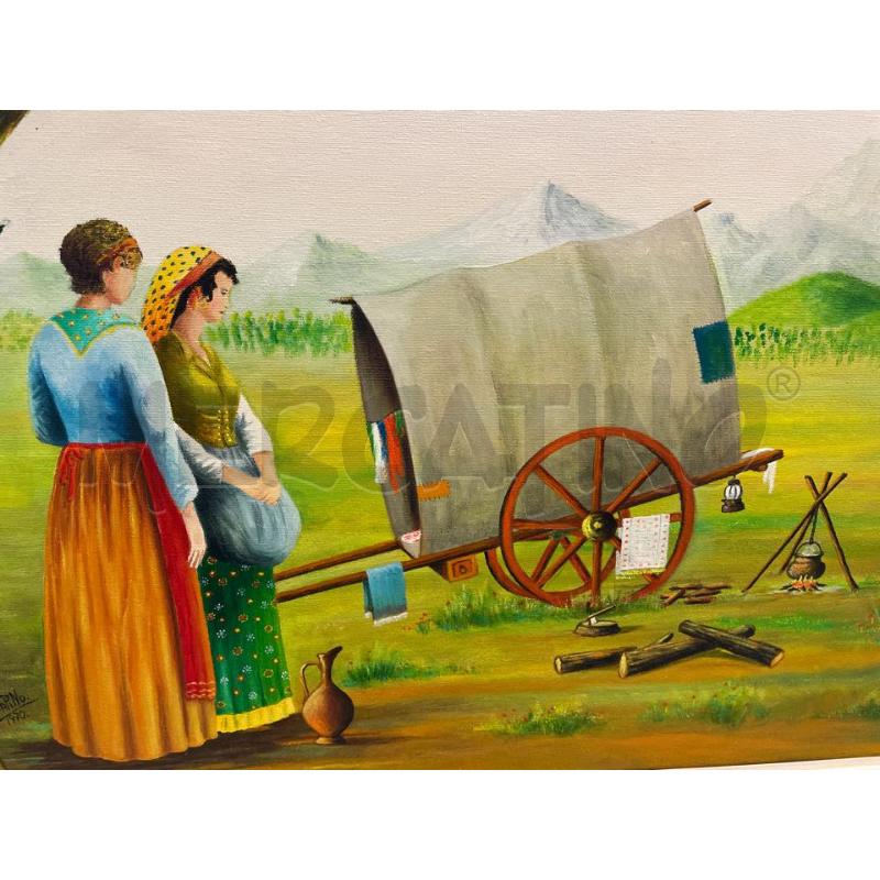 QUADRO OLIO SAPINO 1970 | Mercatino dell'Usato Nichelino bardonecchia 3