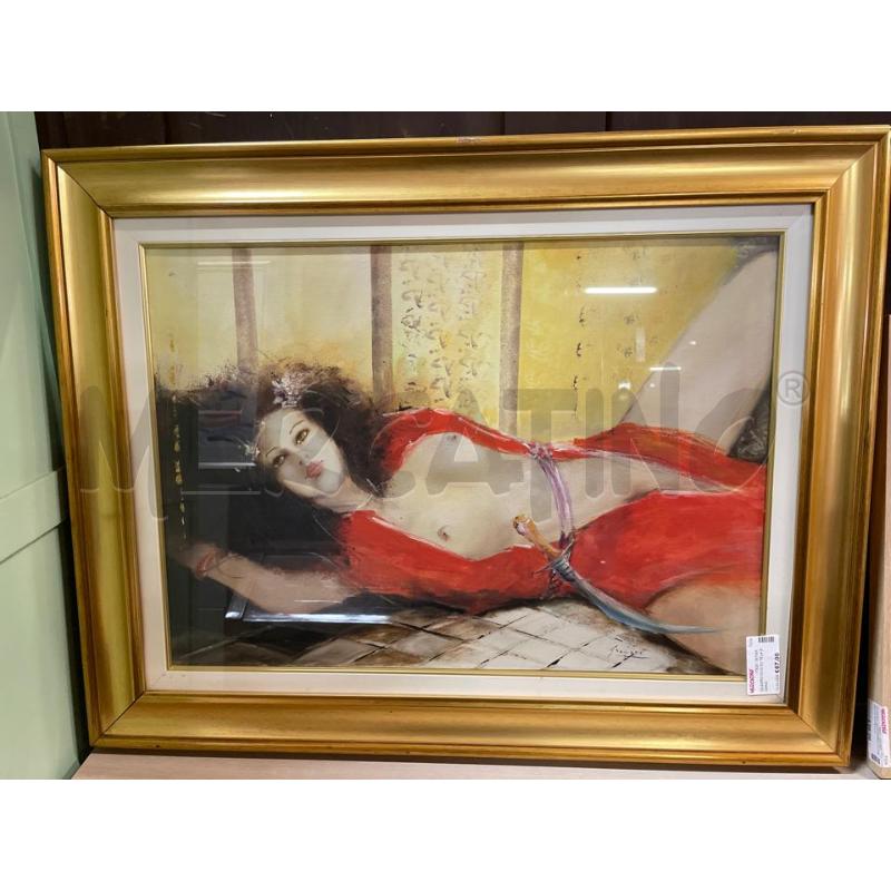 QUADRO OLIO SU TELA DONNA  | Mercatino dell'Usato Nichelino bardonecchia 2
