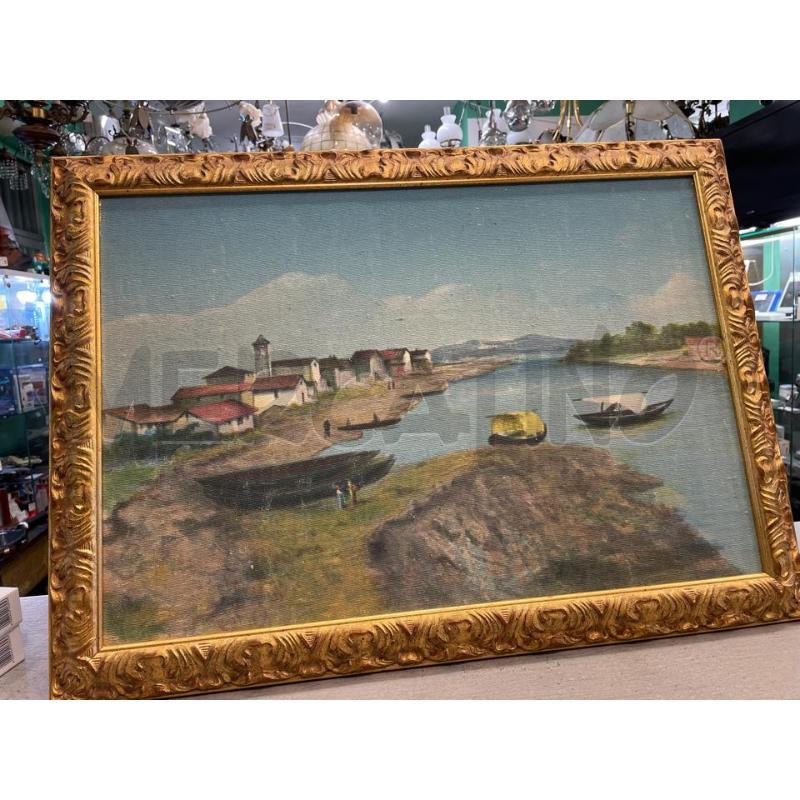 QUADRO OLIO SU TELA PRIMI 900 | Mercatino dell'Usato Nichelino bardonecchia 4