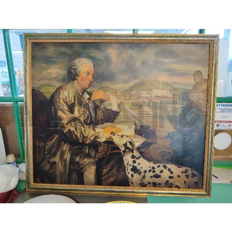 QUADRO OLIO SU TELA SCENA SETTECENTESCA | Mercatino dell'Usato Nichelino bardonecchia 1