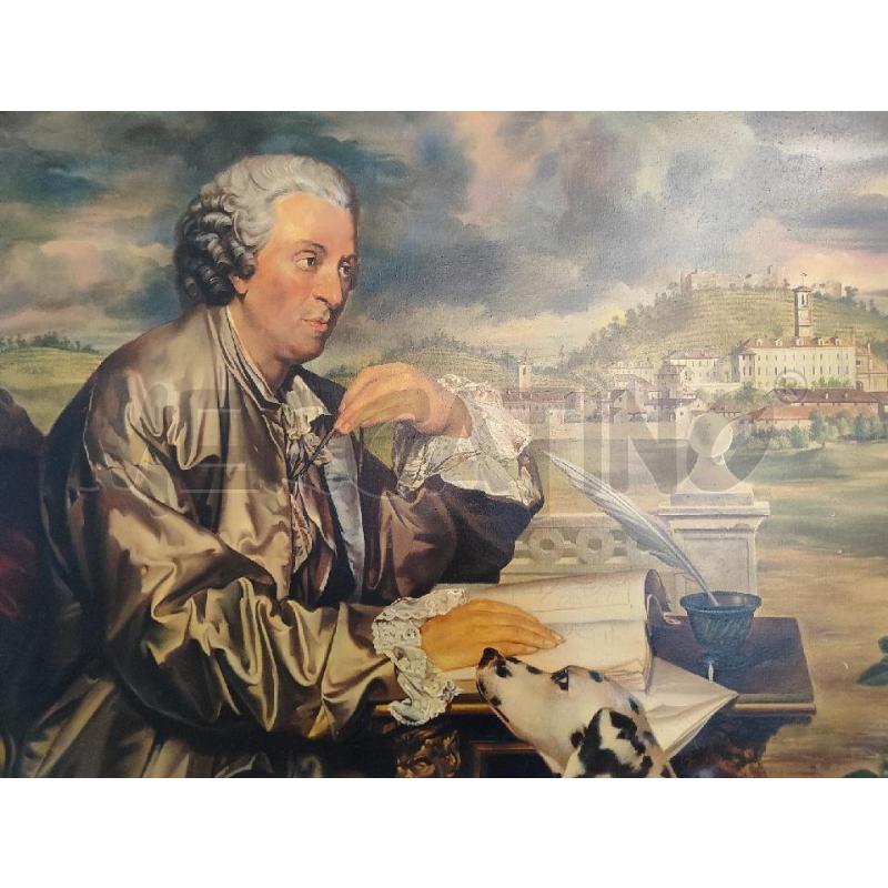 QUADRO OLIO SU TELA SCENA SETTECENTESCA | Mercatino dell'Usato Nichelino bardonecchia 3